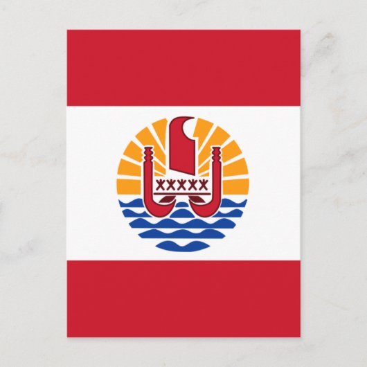 Französische Polynesien Postkarte (Vorderseite)