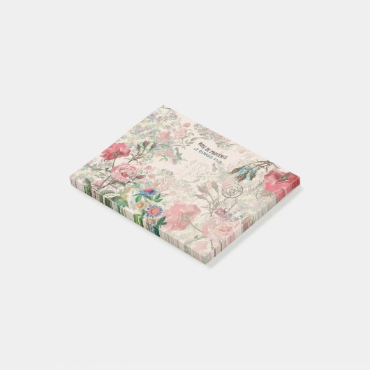 Französische Post-it Klebezettel (angewinkelt)