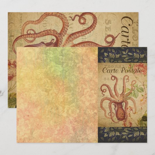 Französische Postkarte (Vorne/Hinten)