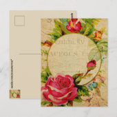 Französische Postkarte (Vorne/Hinten)