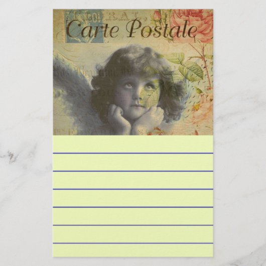 Französische Postkarte Briefpapier (Vorderseite)