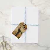 Französische Postkarte Geschenkanhänger (Mit Garn)