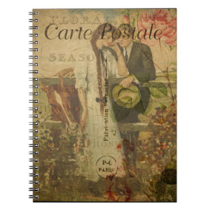 Französische Postkarte Notizblock