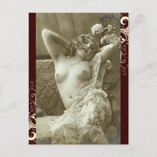 Französische Postkarte - Risque Nude