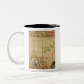 Französische Postkarte Tasse (Links)