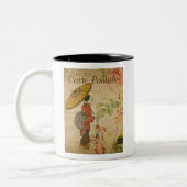 Französische Postkarte Tasse (Links)