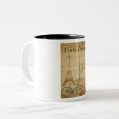 Französische Postkarte Tasse (Vorderseite Links)