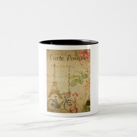 Französische Postkarte Tasse (Mittel)