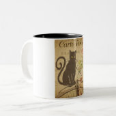 Französische Postkarte Tasse (Vorderseite Links)