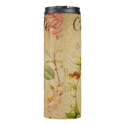 Französische Postkarte Thermosbecher (Rückseite)