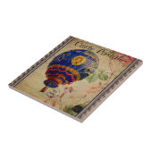 Französische Postkarten-Keramik Fliese (Seite)