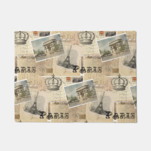 Französische Postkarten-Paris-Fußmatte Fußmatte