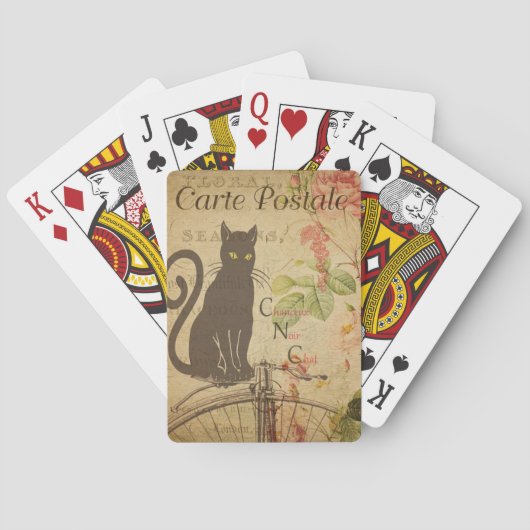 Französische Postkarten Spielkarten (Rückseite)