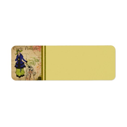 Französische Postkartenadresse (Vorne)