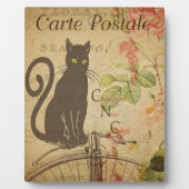 Französische Postkartenebene Fotoplatte (Vorderseite)