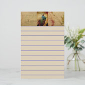 Französische Postkartenlandschaft Briefpapier (Stehend Vorderseite)