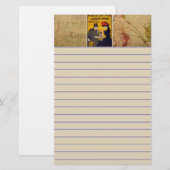 Französische Postkartenlandschaft Briefpapier (Vorne/Hinten)
