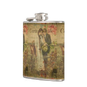 Französische Postkartenmaske Flachmann (Links)