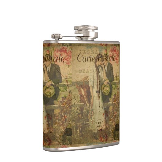 Französische Postkartenmaske Flachmann (Rechts)