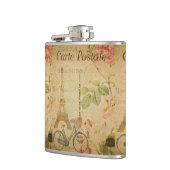 Französische Postkartenmaske Flachmann (Links)