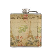 Französische Postkartenmaske Flachmann (Rückseite)