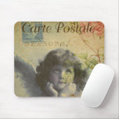 Französische PostkartenMaus-Pad Mousepad (Mit Mouse)