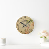 Französische Postkartenuhr Runde Wanduhr (Zuhause)