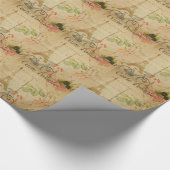 Französische Postkartenverpackungspapier Geschenkpapier (Ecke)