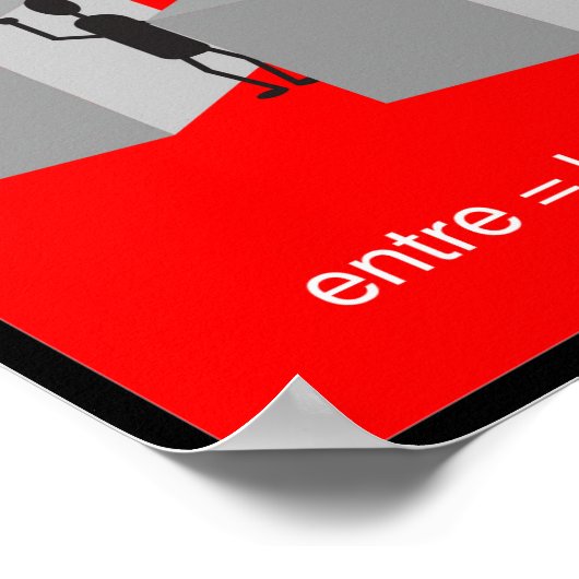 Französische Präpositionen Poster (Ecke)