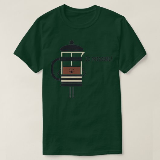 Französische Presse 3 T-Shirt (Design vorne)