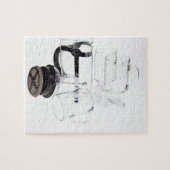 Französische Presse (Cafeteria à Kolben) Puzzle (Horizontal)