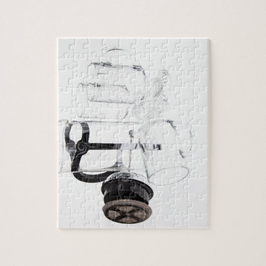 Französische Presse (Cafeteria à Kolben) Puzzle (Vertikal)