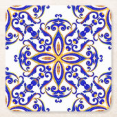 Französische Provinz Rechteckiger Pappuntersetzer (Vorderseite)