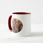 Französische Puppen und Freunde Tasse (Vorderseite Links)