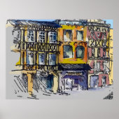 Französische Quarterstraße Poster (Vorne)