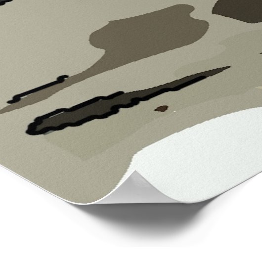 Französische Quarterstraße Poster (Ecke)