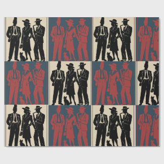 Französische Rebelle Geschenkpapier