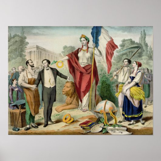 Französische Republik Poster (Vorne)