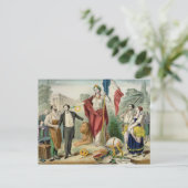 Französische Republik Postkarte (Stehend Vorderseite)