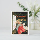 Französische Restaurants Vintage Küche Postkarte (Stehend Vorderseite)