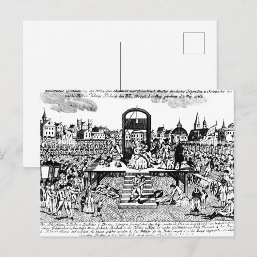 Französische Revolution Postkarte (Vorne/Hinten)