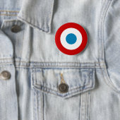 Französische Revolution Roundel France Cocarde Tri Button (Beispiel)