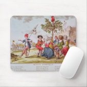 Französische Revolutionäre, die das carmagnole Mousepad (Mit Mouse)