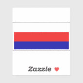 Französische Revolutionsflagge (14. Juli 1790) Aufkleber (Blatt)