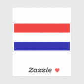 Französische Revolutionsflagge (21. Januar 1793) Aufkleber (Blatt)