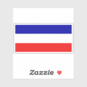 Französische Revolutionsflagge (7. Mai 1794) Aufkleber (Blatt)