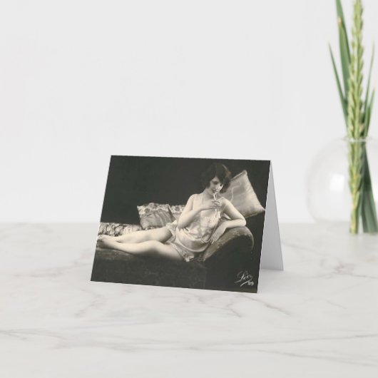 Französische Riske-Fotokarte Karte (Vorderseite)