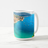 Französische Riviera Bay Kaffeetasse (VorderseiteRechts)