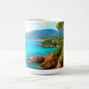 Französische Riviera Escape Kaffeetasse