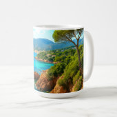 Französische Riviera Escape Kaffeetasse (VorderseiteRechts)